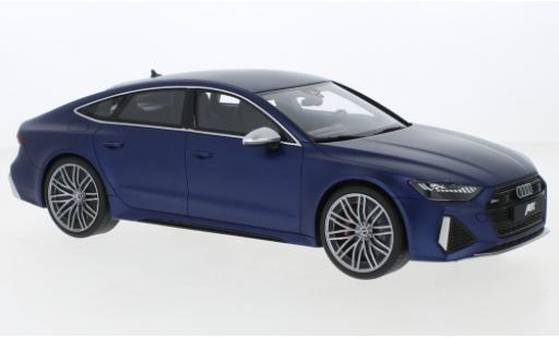 Audi RS7 1/18 GT Spirit Abt Sportline metallise azul coche miniatura