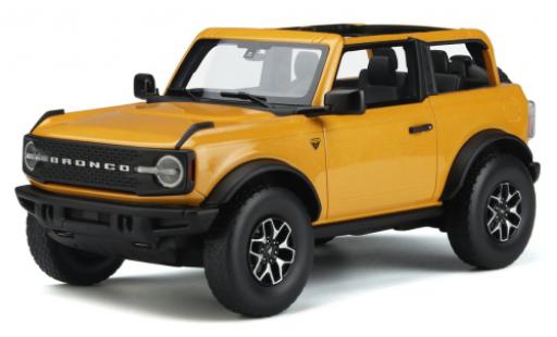 Ford Bronco 1/18 GT Spirit Badlands metallise naranja 2021 coche miniatura