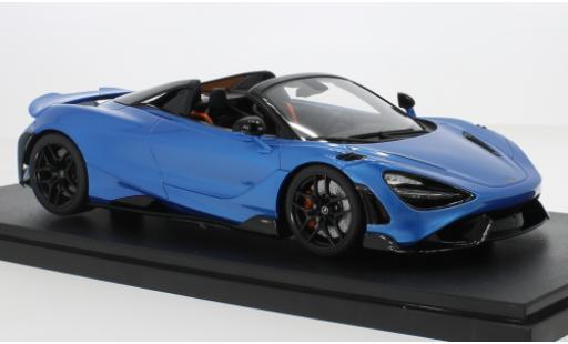 McLaren 765 1/18 GT Spirit LT Spider metallise azul 2021 coche miniatura