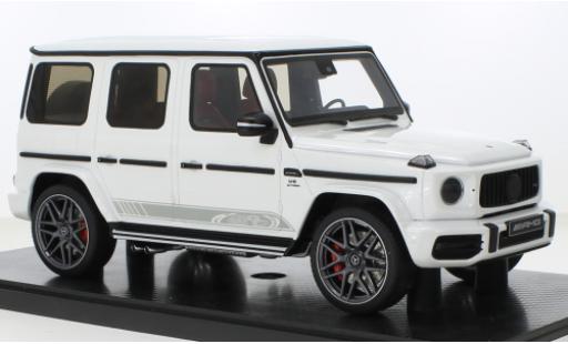 Coche miniatura Mercedes Classe G 1/18 GT Spirit G 63 AMG Edition 55 blanco 2022 Mercedes Classe G 1/18 GT Spirit G 63 AMG Edition 55 blanco 2022 coche miniatura