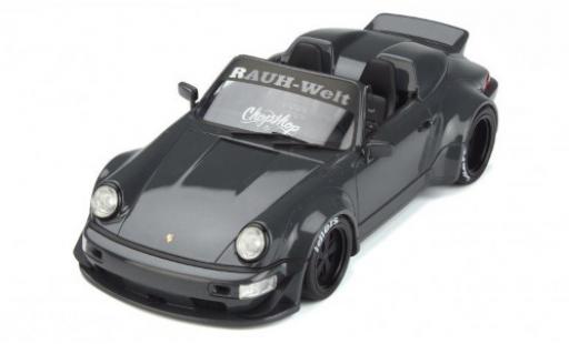 Coche miniatura Porsche 964 RWB 1/18 GT Spirit 911  Body-Kit Yabai gris Porsche 964 RWB 1/18 GT Spirit 911  Body-Kit Yabai gris coche miniatura