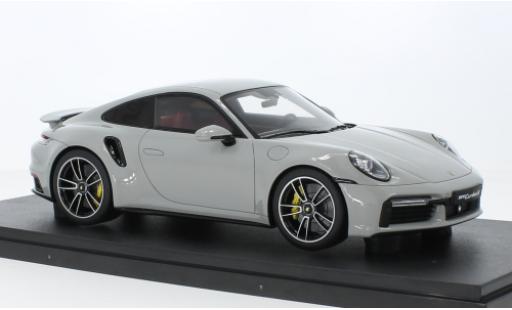 Porsche 992 Turbo s 1/18 GT Spirit 911  Turbo S gris clair 2020 coche miniatura