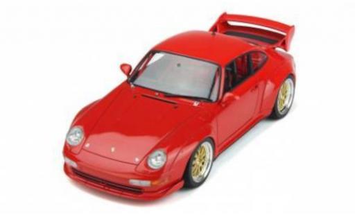 Porsche 993 1/18 GT Spirit 911  3.8 RSR rojo 1997 coche miniatura