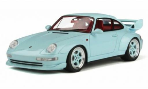 Porsche 993 1/18 GT Spirit 911  GT turquesa 1996 coche miniatura