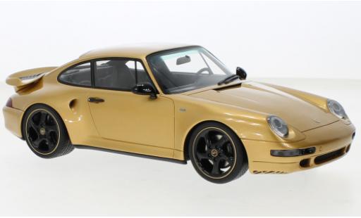 Coche miniatura Porsche 991 Turbo S 1/18 GT Spirit 911 (993) Projct Gold doré 2018 Porsche 991 Turbo S 1/18 GT Spirit 911 (993) Projct Gold doré 2018 coche miniatura