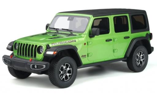 Jeep Wrangler 1/18 GT Spirit Rubicon metalico verde 2019 coche miniatura