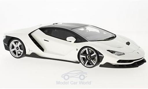 Coche miniatura Lamborghini Centenario 1/18 GT Spirit metalico blanco 2016 Lamborghini Centenario 1/18 GT Spirit metalico blanco 2016 coche miniatura