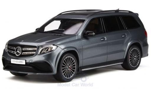 Coche miniatura Mercedes Classe S 1/18 GT Spirit AMG GLS 63 metalico gris 2016 Mercedes Classe S 1/18 GT Spirit AMG GLS 63 metalico gris 2016 coche miniatura