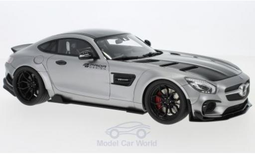 Coche miniatura Mercedes AMG GT 1/18 GT Spirit Modified by Prior Design gris/negro 2015 Mercedes AMG GT 1/18 GT Spirit Modified by Prior Design gris/negro 2015 coche miniatura