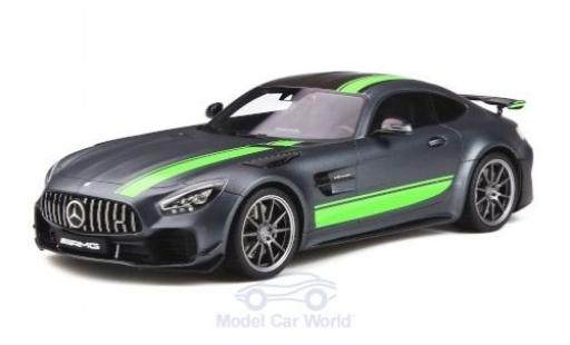 Mercedes AMG GT 1/18 GT Spirit -R Pro matt-gris/verde 2019 coche miniatura