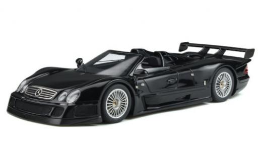 Mercedes CLK 1/18 GT Spirit GTR Roadster negro 1998 coche miniatura
