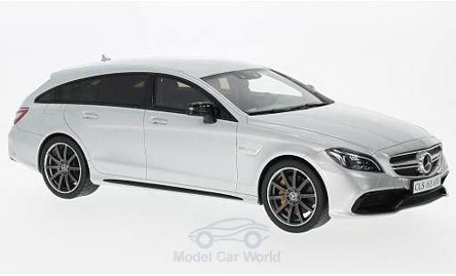 Mercedes CLS 1/18 GT Spirit 63 AMG Shooting Brake gris 2014 coche miniatura