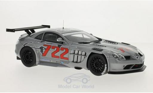 Mercedes SLR 1/18 GT Spirit McLaren 722 GT metalico gris/Dekor coche miniatura
