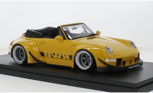Coche miniatura Porsche 964 RWB 1/18 GT Spirit 911  Cabriolet gelb Nohra 2023 1:18 Porsche 964 RWB 1/18 GT Spirit 911  Cabriolet gelb Nohra 2023 1:18 coche miniatura