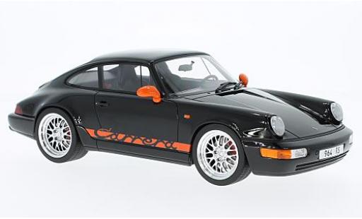 Porsche 964 RS 1/18 GT Spirit 911 () Carrera RS negro/naranja coche miniatura