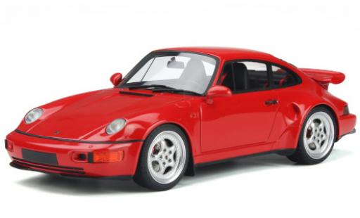 Porsche 964 Turbo 1/18 GT Spirit 911 () Turbo S Flachbau rojo 1994 coche miniatura