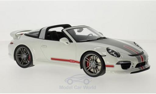 Coche miniatura Porsche 991 Targa 1/18 GT Spirit 911 () Targa by Techart blanco/Dekor Porsche 991 Targa 1/18 GT Spirit 911 () Targa by Techart blanco/Dekor coche miniatura