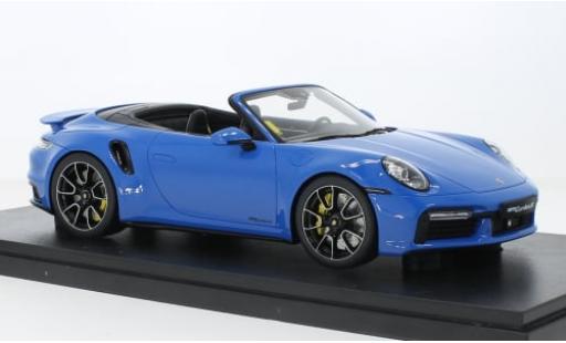 Coche miniatura Porsche 992 Turbo s 1/18 GT Spirit 911  Turbo S Cabriolet blau 2020 1:18 Porsche 992 Turbo s 1/18 GT Spirit 911  Turbo S Cabriolet blau 2020 1:18 coche miniatura