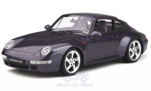 Porsche 993 4S 1/18 GT Spirit 911 () Carrera 4S metalico lila Split Grille coche miniatura