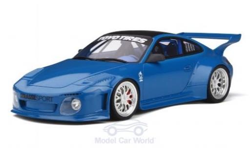 Porsche 991 1/18 GT Spirit 911 (997) Slant Nose Old & New Body Kit azul 2016 coche miniatura