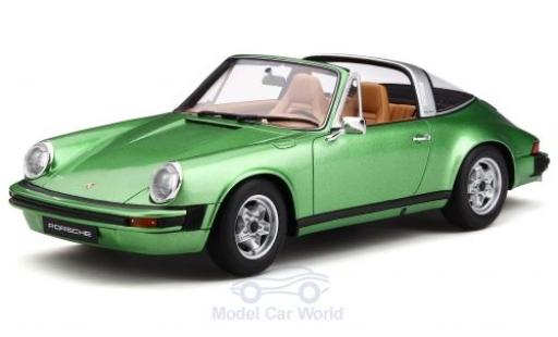 Porsche 930 Targa 1/18 GT Spirit 911 S 2.7 Targa metalico verde 1974 coche miniatura