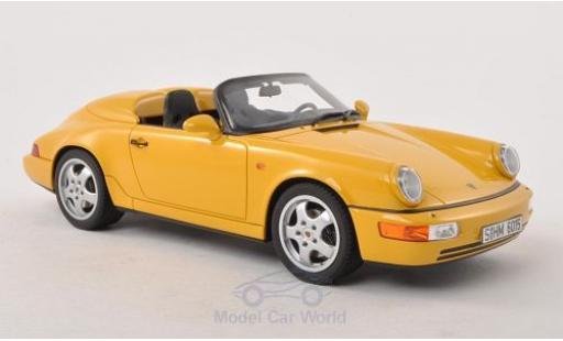 Porsche 993 Speedster 1/18 GT Spirit 911 Speedster (964) amarillo 1 Türen und Hauben geschlossen coche miniatura