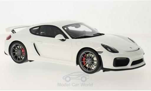 Coche miniatura Porsche Cayman GT4 1/18 GT Spirit GT4 blanco Porsche Cayman GT4 1/18 GT Spirit GT4 blanco coche miniatura