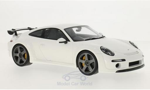 Ruf RGT 1/18 GT Spirit 4.2 blanco RHD 2015 coche miniatura