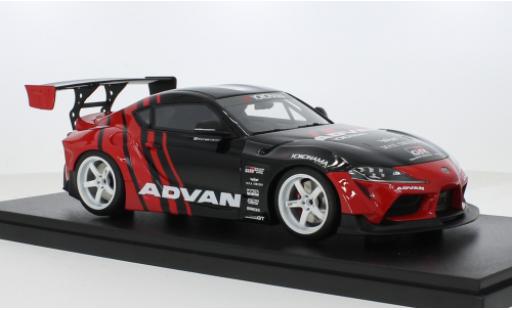 Coche miniatura Toyota Supra 1/18 GT Spirit GR by Advan schwarz/rojo 2020 1:18 Toyota Supra 1/18 GT Spirit GR by Advan schwarz/rojo 2020 1:18 coche miniatura