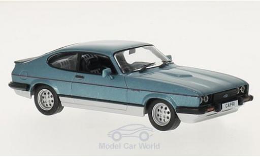 Ford Capri 1/43 GTI Collection MKIII 2.8 Injection metalico azul/gris 1982 coche miniatura