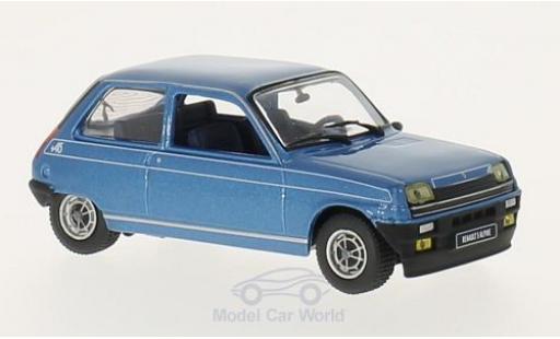 Coche miniatura Renault 5 Alpine 1/43 GTI Collection Alpine metalico azul 1976 Renault 5 Alpine 1/43 GTI Collection Alpine metalico azul 1976 coche miniatura