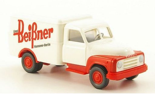 Hanomag L28 Kastenwagen 1/87 Wiking furgoneta Beissner coche miniatura