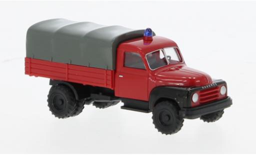 Hanomag L28 1/87 Wiking Pritsche 1950 Feuerwehr 1:87 coche miniatura