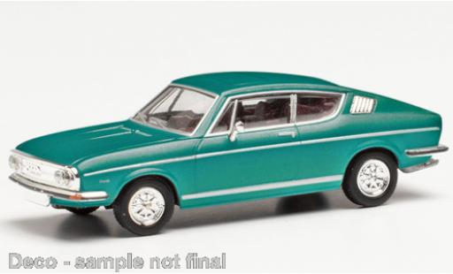 Coche miniatura Audi 100 1/87 Herpa S Coupe metalico türkis Audi 100 1/87 Herpa S Coupe metalico türkis coche miniatura