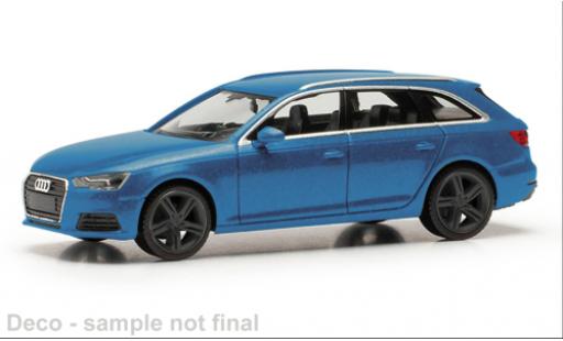 Audi A4 1/87 Herpa Avant blau 1:87 coche miniatura