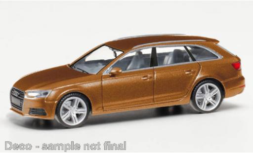 Coche miniatura Audi A4 1/87 Herpa Avant metalico marron Audi A4 1/87 Herpa Avant metalico marron coche miniatura