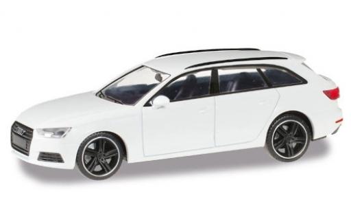 Coche miniatura Audi A4 1/87 Herpa Avant blanco Black Edition Audi A4 1/87 Herpa Avant blanco Black Edition coche miniatura
