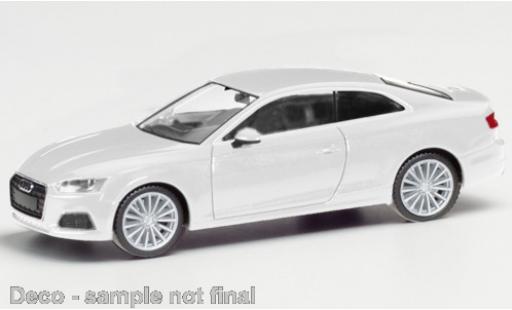 Audi A5 1/87 Herpa Coupe blanco coche miniatura