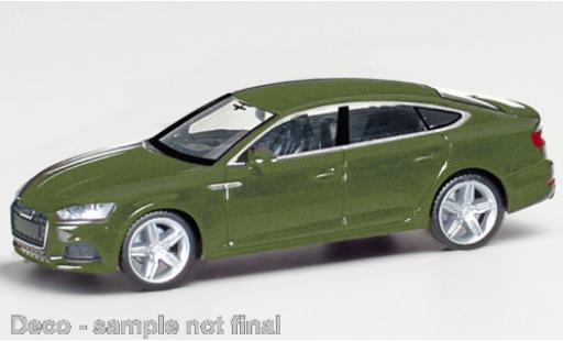 Coche miniatura Audi A5 1/87 Herpa Sportback metalico oliv Audi A5 1/87 Herpa Sportback metalico oliv coche miniatura