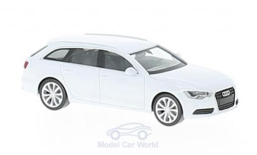 Coche miniatura Audi A6 1/87 Herpa Avant metalico blanco Audi A6 1/87 Herpa Avant metalico blanco coche miniatura