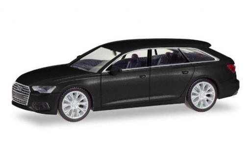 Audi A6 1/87 Herpa Avant negro coche miniatura
