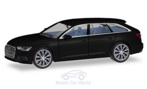 Coche miniatura Audi A6 1/87 Herpa Avant negro mit zweifarbigen Felgen Audi A6 1/87 Herpa Avant negro mit zweifarbigen Felgen coche miniatura