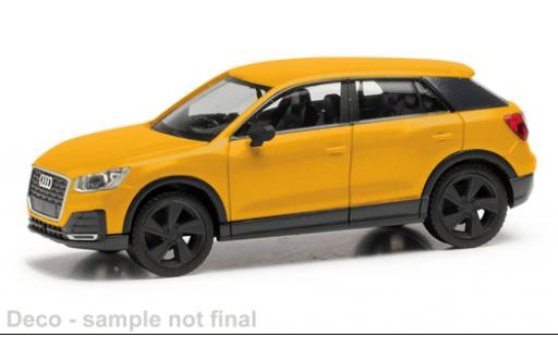 Audi Q2 1/87 Herpa gelb 1:87 coche miniatura