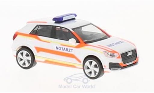 Audi Q2 1/87 Herpa Notarzt coche miniatura
