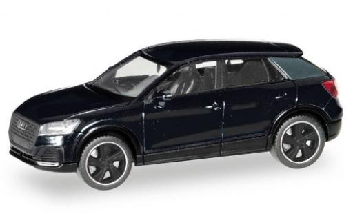 Coche miniatura Audi Q2 1/87 Herpa negro Black Edition Audi Q2 1/87 Herpa negro Black Edition coche miniatura