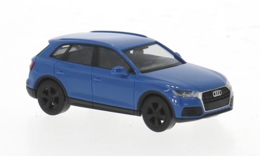 Audi Q5 1/87 Herpa blau 1:87 coche miniatura
