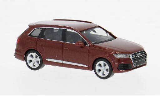 Audi Q7 1/87 Herpa rojo 1:87 coche miniatura