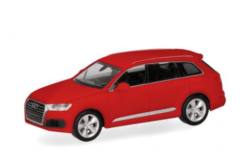 Audi Q7 1/87 Herpa rojo 1:87 coche miniatura