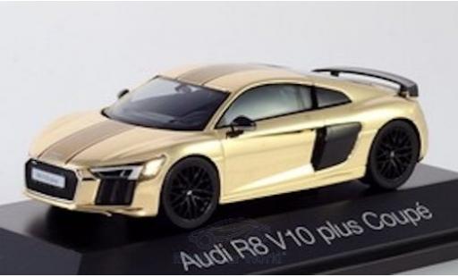Audi R8 1/43 Herpa V10 Plus gold coche miniatura