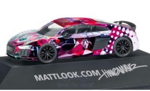 Coche miniatura Audi R8 1/87 Herpa V10 Plus Mattlook Edition 4 Audi R8 1/87 Herpa V10 Plus Mattlook Edition 4 coche miniatura